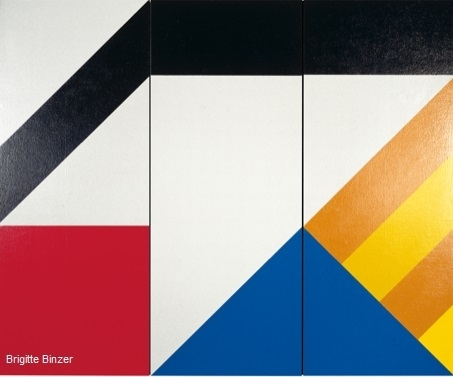Ägyptisches Triptychon, 1997, 100x120 cm (2) mit Beschrift
